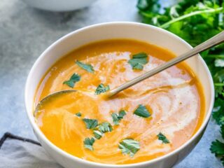 Curried Butternut Squash Soup